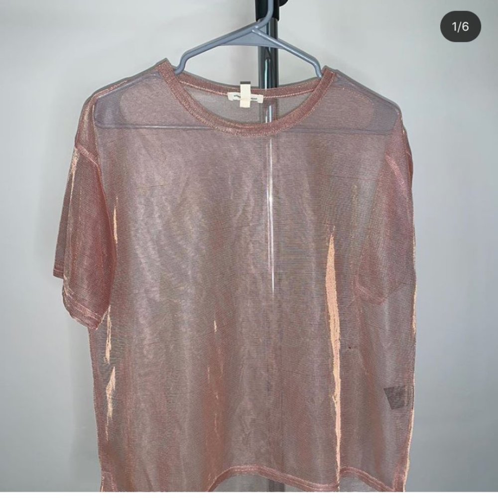 Urban Outfitters metallic shirt